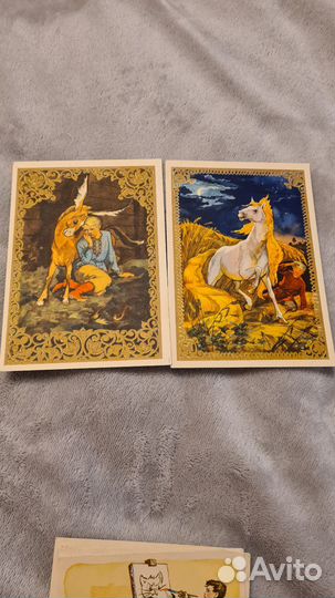 Открытки СССР Буратино 1955 год