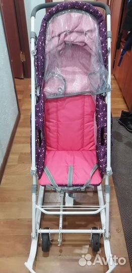 Детские санки коляска с колесами