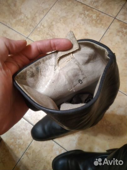 Сапоги офицерские хромовые