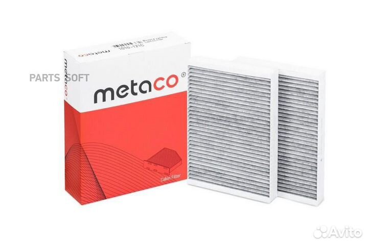Metaco 1010121C Фильтр салона MB W221 05- компл 2