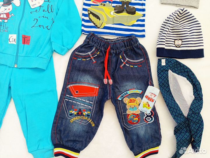 Одежда новая пакетом, 6 мес.-1 год, для мальчика