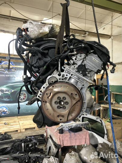 Двигатель n46b20 мотор столб n46 b20