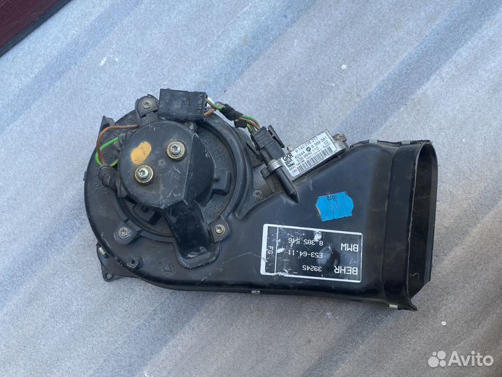 Моторчик печки задний с резистором Bmw X5 e53