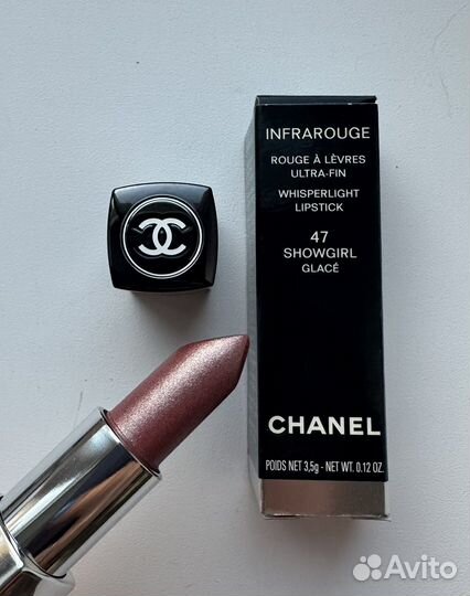 Chanel помада 47 showgirl glace винтаж