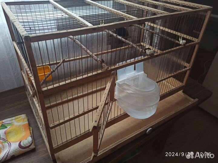 Клетки для птиц из дерева 2 шт