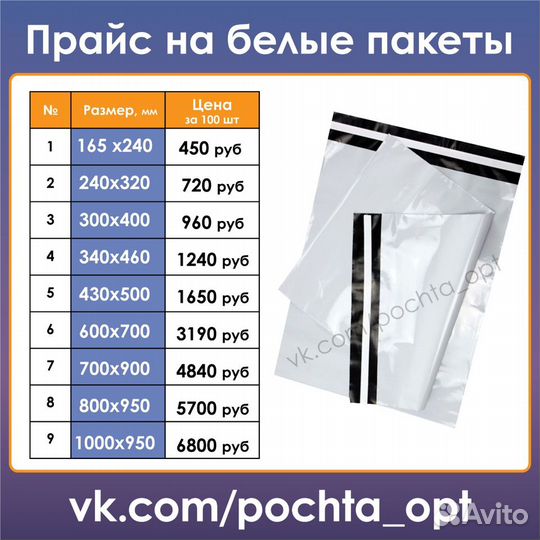 Почтовые пакеты