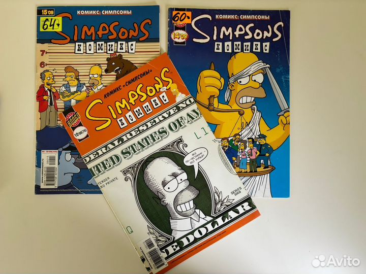 Комикс Симпсоны Дональд Дак