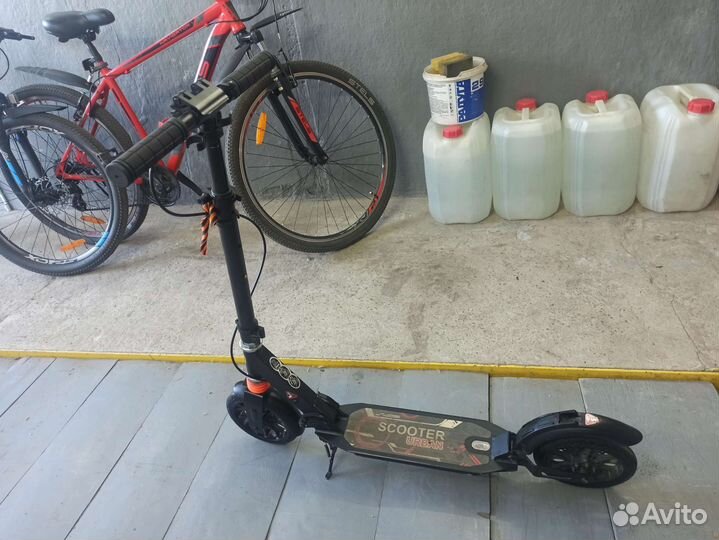 Самокат urban scooter 200мм диск/тормоз