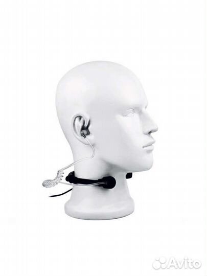 Гарнитура ларингофон на рации Kenwood, Baufeng