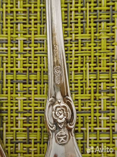 Чайные ложки Серебряная Роза Набор