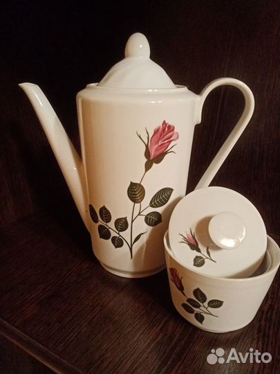 Чайник кофейник, сахарница. гдр