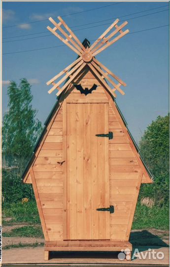 Уличный туалет домик с установкой RZK