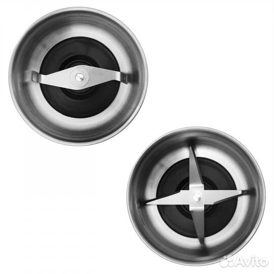 Кофемолка Kitfort кт-1329, 200Вт, серебристый