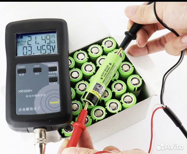 Аккумулятор-2 шт 18650 с никелем 3400 mAh