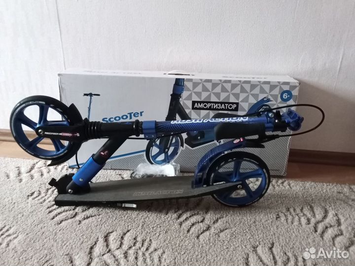 Самокат городской rush action SKL-046, б/у 1 год