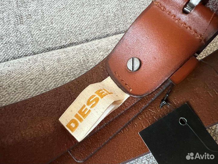 Ремень коричневый мужской новый Diesel оригинал