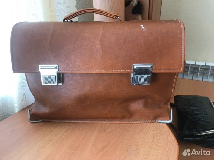 Советский портфель мужской, сумки 1950-1970 г