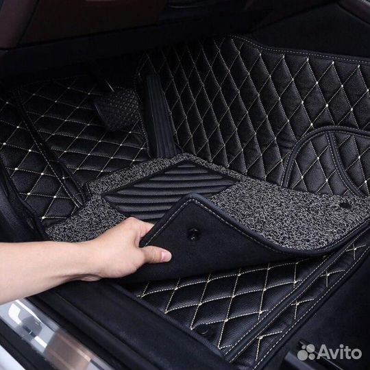 3D 5D коврики из экокожи для Toyota RAV4 RAV 4