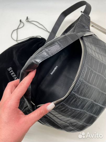 Слинг из натуральной кожи крокодила Stefano Ricci