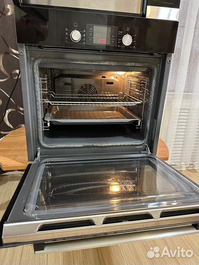 Дууховой шкаф + свч Bosch пиролиз