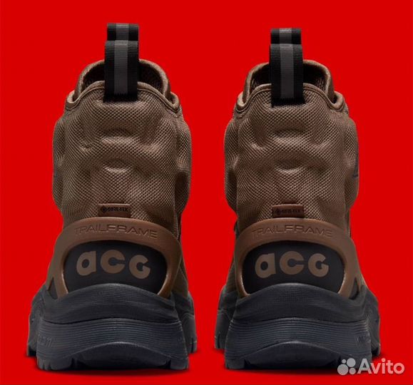 Nike acg air zoom gaiadome gore tex коричневый