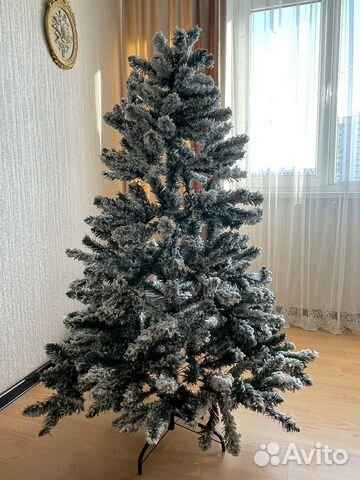 Елка искусственная заснеженная бу