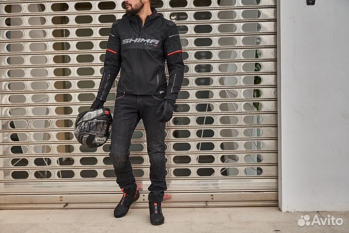 Мотоджинсы shima devon MEN black