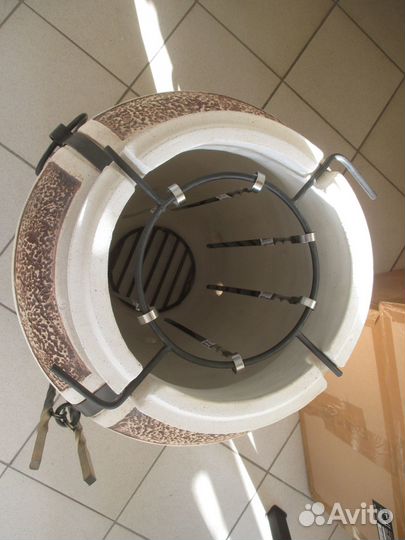 Тандыр из шамотной глины 