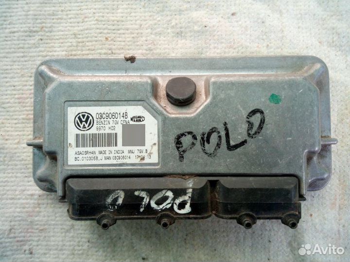 Блок управления двигателя Volkswagen Polo 5 2012