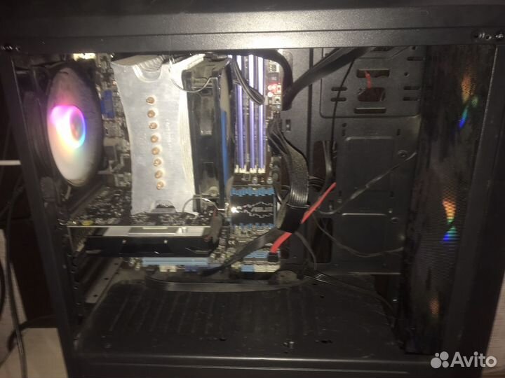 Материнская плата + процессор и корпус