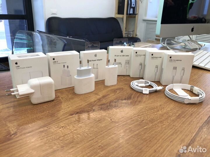 Оригинальные аксессуары Apple кабели и наушники