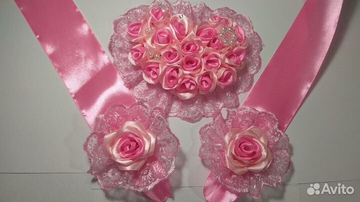 Бант и лента на выписку из роддома