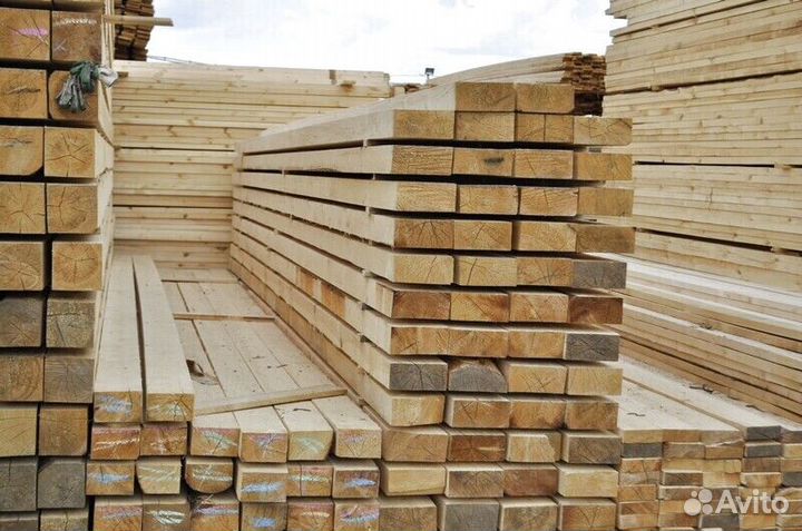 Доска обрезная 50х200х6000