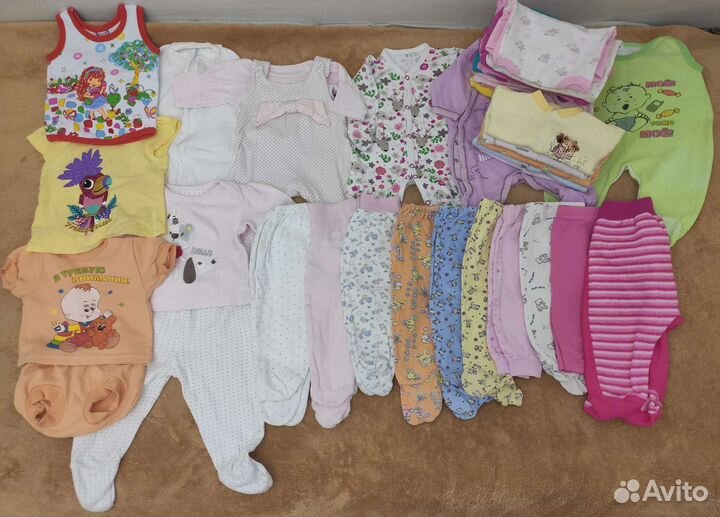 Вещи пакетом на девочку 56-62