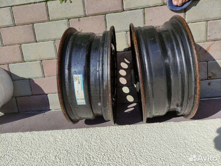 Железные диски r15 на Ауди А6