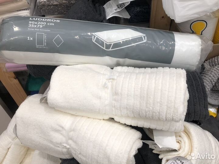 Наматрасник икеа, подушки одеяла