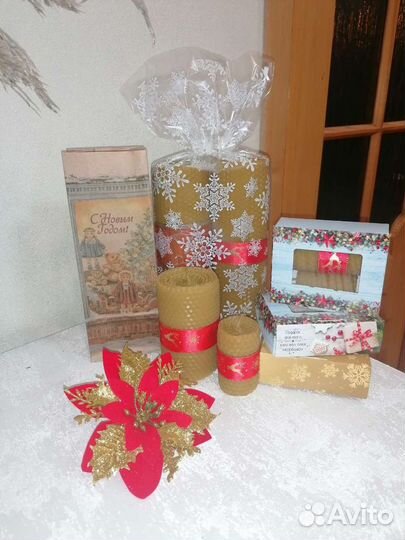 Свечи из вощины Ручная работа