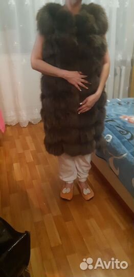 Жилетка меховая женская 44 46 размер