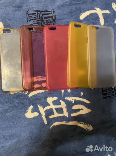 Чехлы для iPhone 5s, 6, защитные стёкла