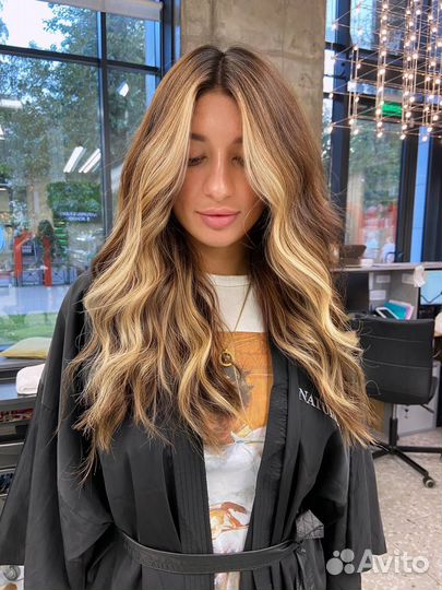 Модель на сложное окрашивание волос