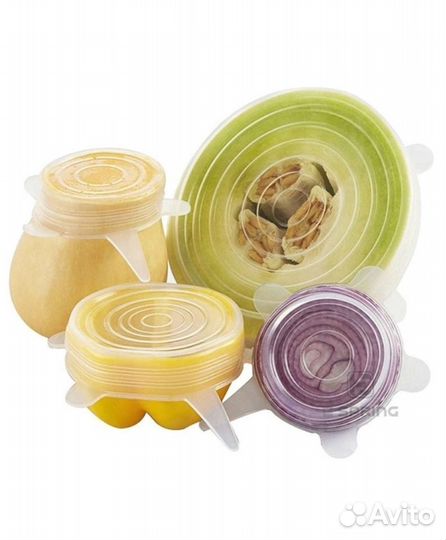 Силиконовые крышки 6 шт или 12 шт