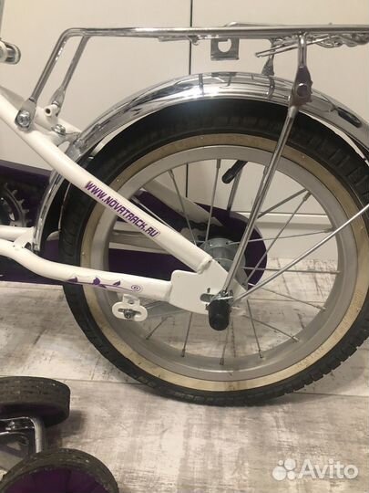 Велосипед детский для девочки novatrack 14'