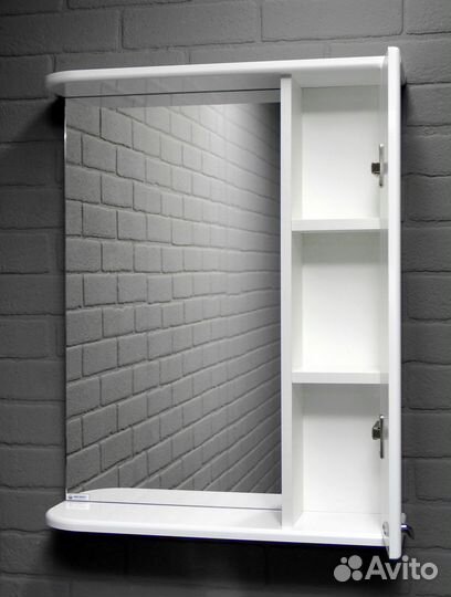 Шкаф-зеркало Классик 50 правый айсберг