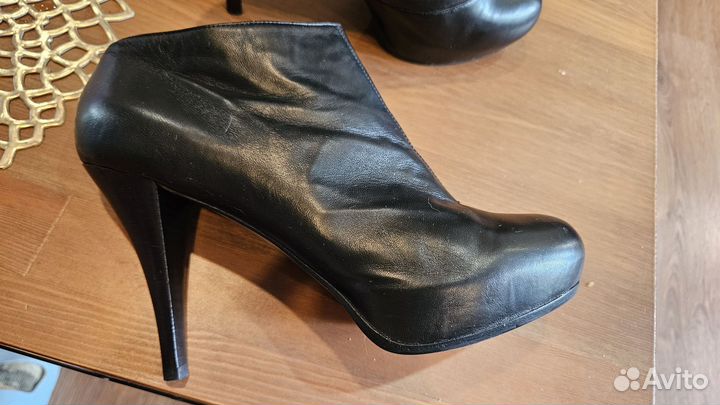 Ботильоны натуральная кожа Италия