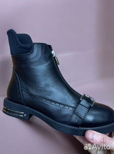 Ботинки зимние женские натуральная кожа