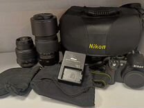 Зеркальный фотоаппарат Nikon d3100 и объектив