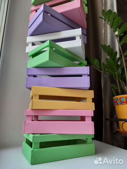 Ящик (бокс) деревянный подарочный