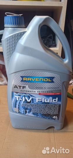 Трансмиссионное масло ravenol ATF T-IV Fluid