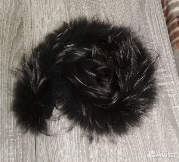 Мех чернобурка натуральной 66 см