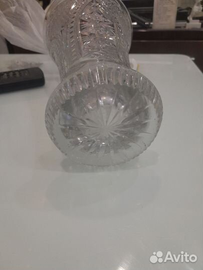 Ваза хрустальная СССР высокая